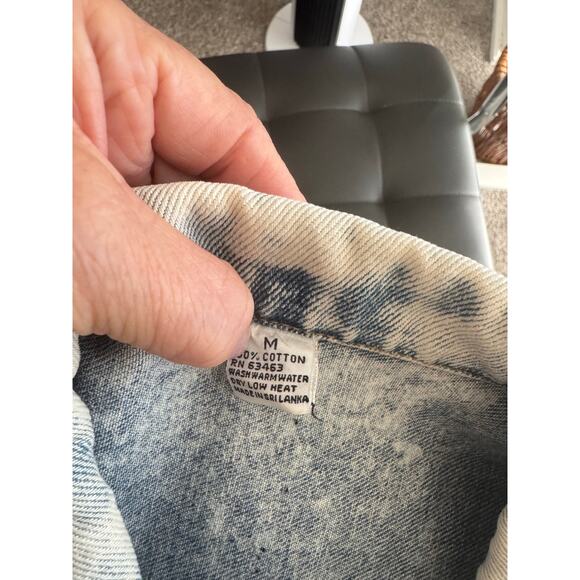 Vintage U.S. Blues Dragon Embroidered Cotton Denim Jacket M - Picture 8 of 10